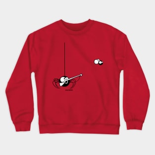 Beth the spider - Fly hunting Crewneck Sweatshirt